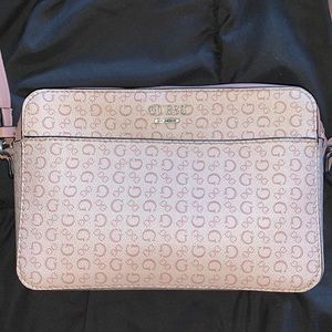 Pink Guess shoulder bag